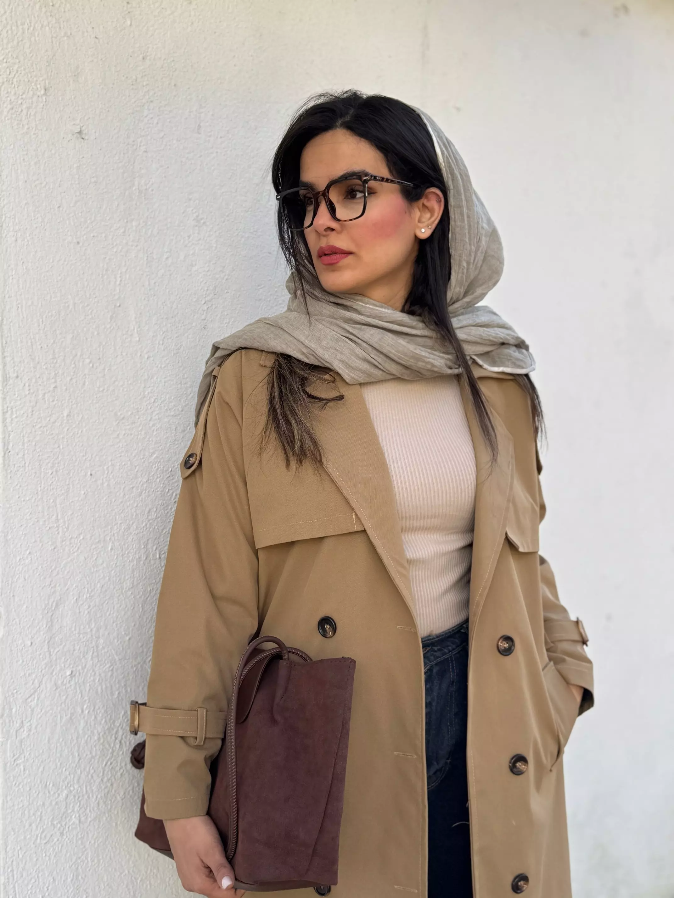 ترنچ کت بارانی آستردار شیدا